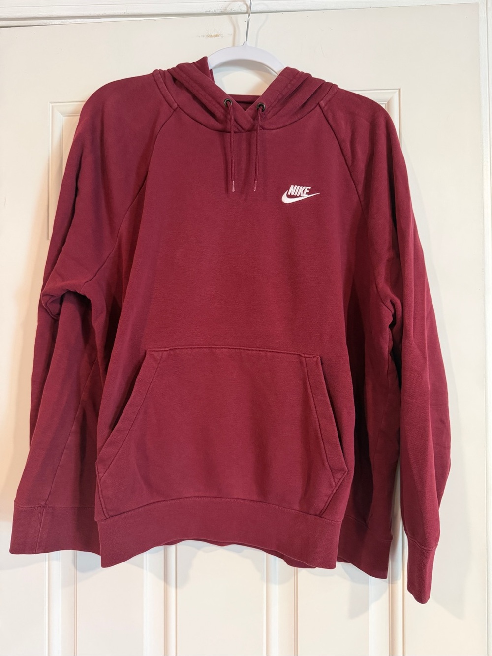 Nike Maroon Women's plus size Pullover Hoodie